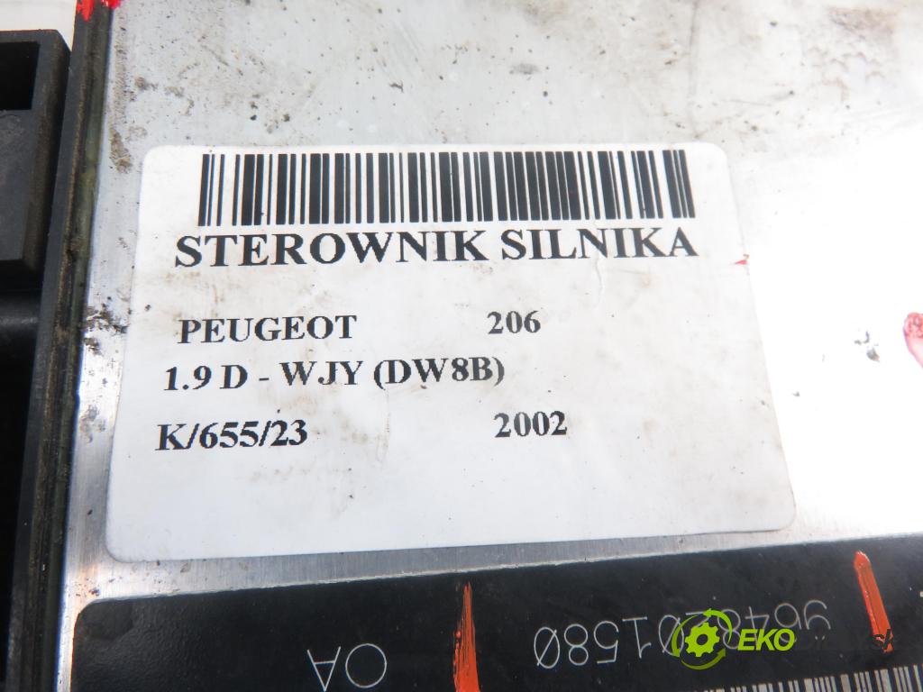 PEUGEOT 206 liftback (2A/C) HB 2002 1868,00 Sterowniki silnika 1868,00 Riadiaca jednotka Motor 9648201580