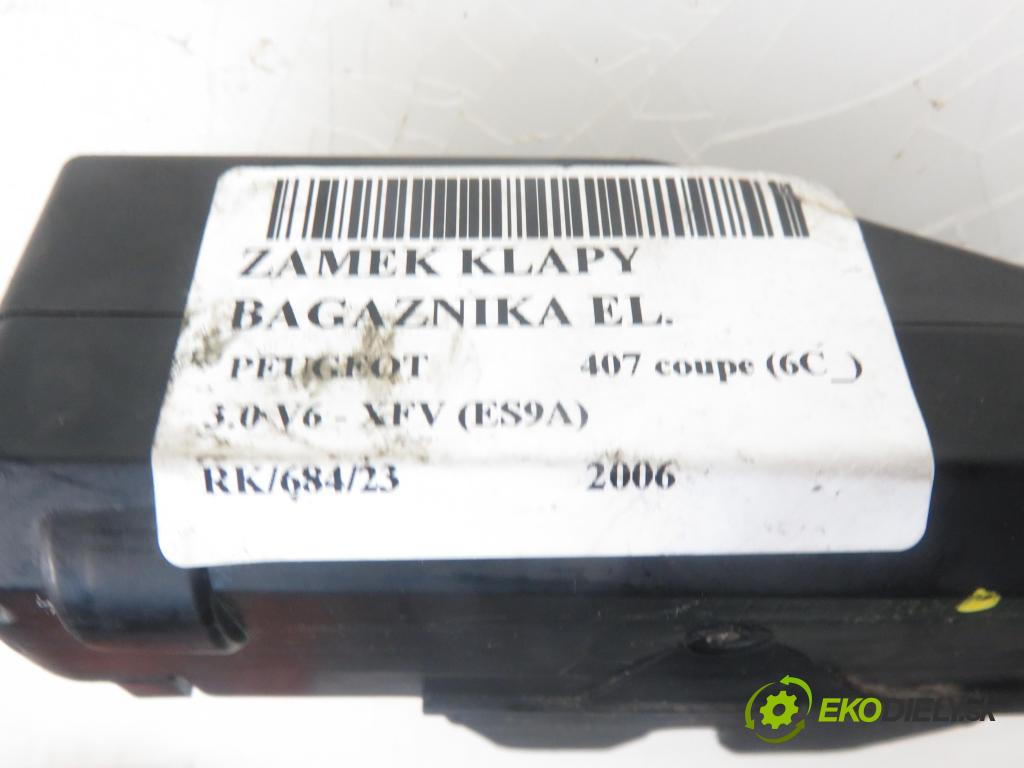 PEUGEOT 407 coupe (6C_) COUPE 2006 2946,00 Zamki 2946,00 zámok dveří kufr EL. 9653208080