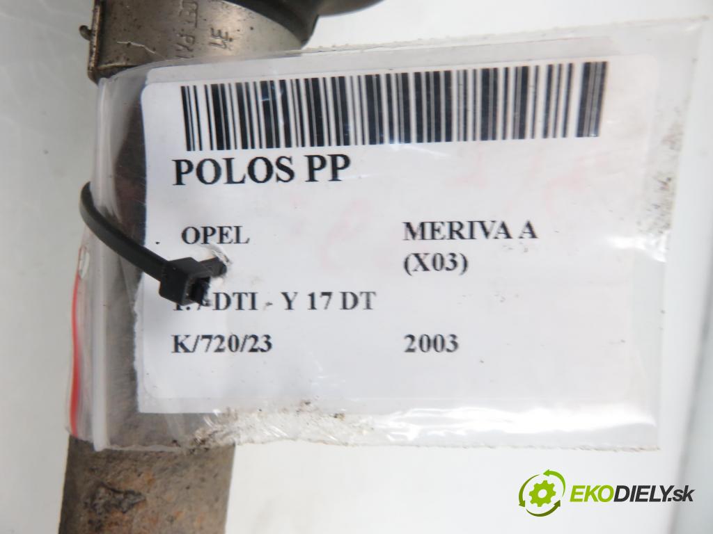 OPEL MERIVA A nadwozie wielkoprzestrzenne (MPV) (X03) MINIVAN 2003 1686,00 Półosie 1686,00 Poloos PP