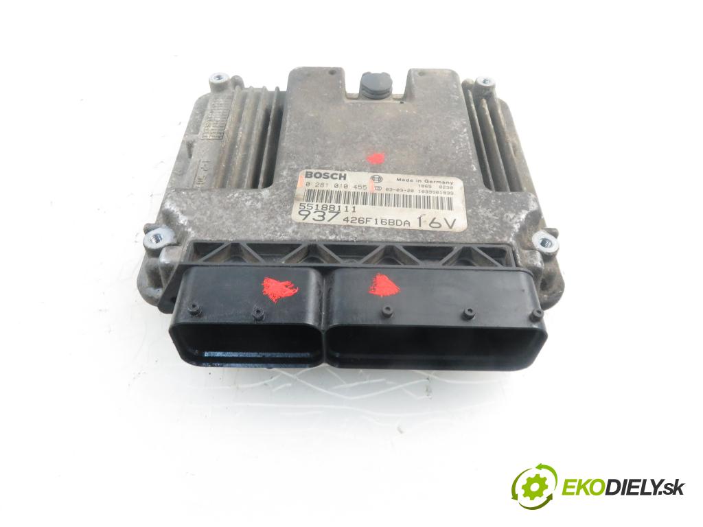ALFA ROMEO 147 (937_) HB 2003 1910,00 Sterowniki silnika 1910,00 Riadiaca jednotka Motor 0281010455; 55188111