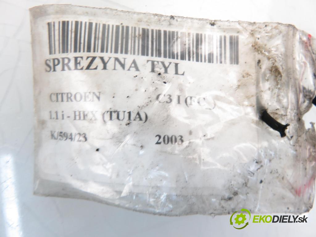 CITROEN C3 I (FC_) HB 2003 1124,00 Sprężyny zawieszenia 1124,00 Pružina ZADNÉ: