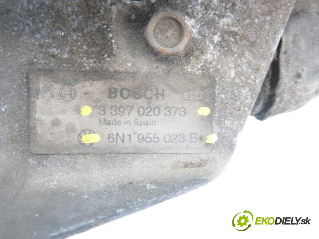 VW POLO (6N2) HB 2001 1422,00 Mechanizmy wycieraczek 1422,00 Motorček stieračov 6N1955023B; 3397020373; 6N1955113B