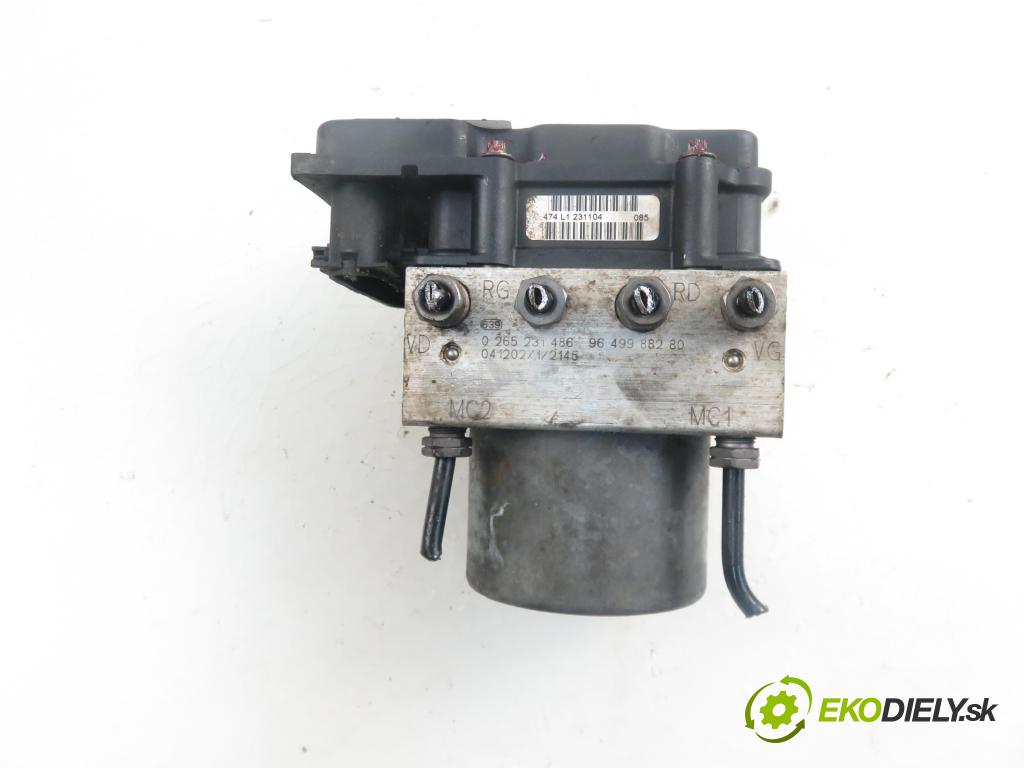 CITROEN C4 I (LC_) HB 2005 1560,00 Sterowniki ABS 1560,00 pumpa ABS 9657352780; 0265800395 (Pumpy brzdové)