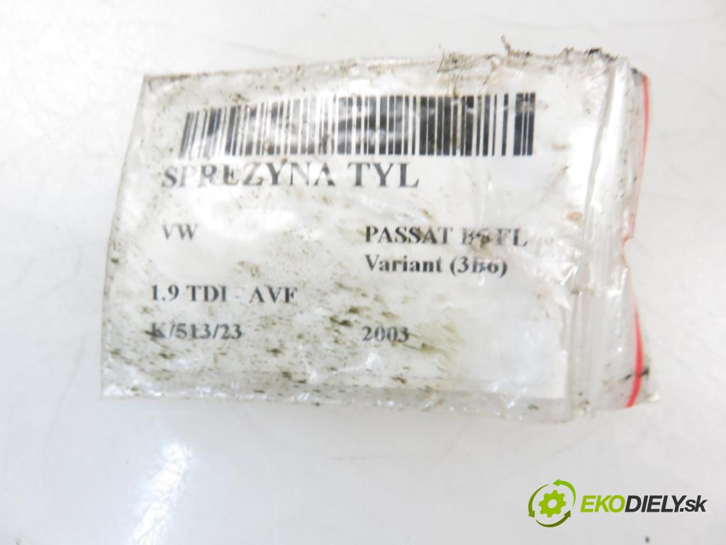 VW PASSAT B5.5 Variant (3B6) KOMBI 2003 1896,00 Sprężyny zawieszenia 1896,00 Pružina ZADNÉ: 