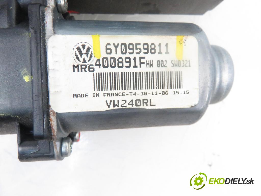 VW POLO (9N_) HB 2006 59,00 1.4 TDI - BMS 1422,00 motorek sťahovaní oken LT 6Y0959811