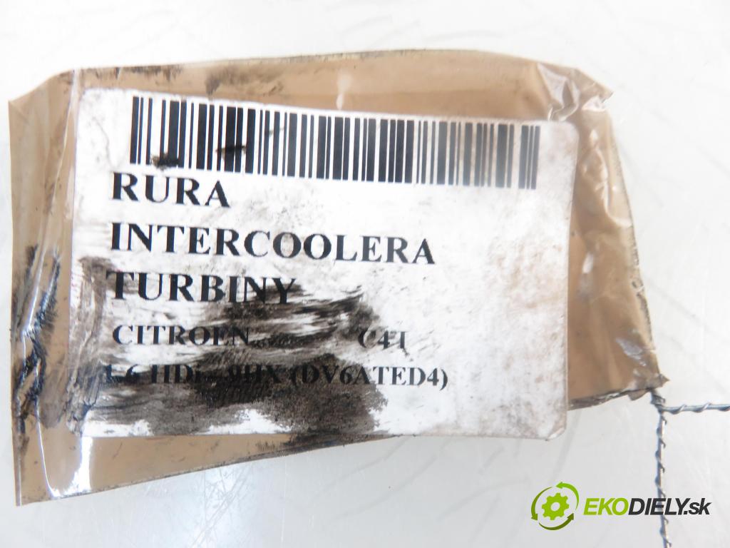 CITROEN C4 I (LC_) HB 2005 1560,00 Przewody chłodnic powietrza 1560,00 Rúra intercoolera turba 9650325480