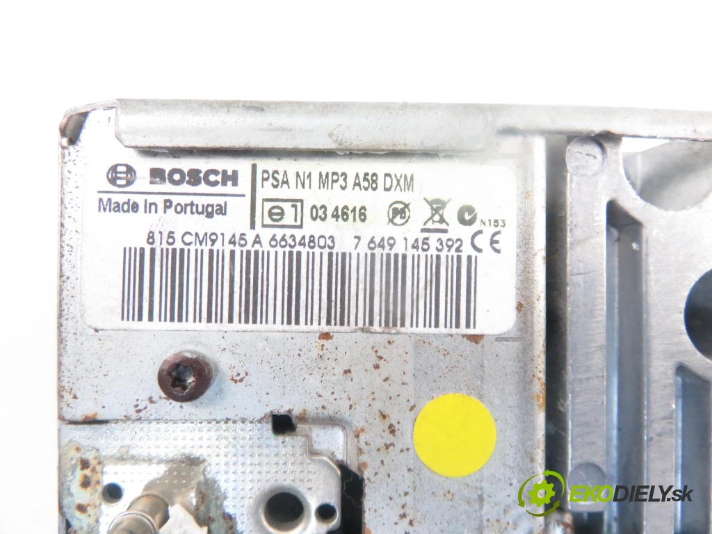 CITROEN C4 I (LC_) HB 2005 1560,00 Radioodtwarzacze 1560,00 RADIO CD 9666959577