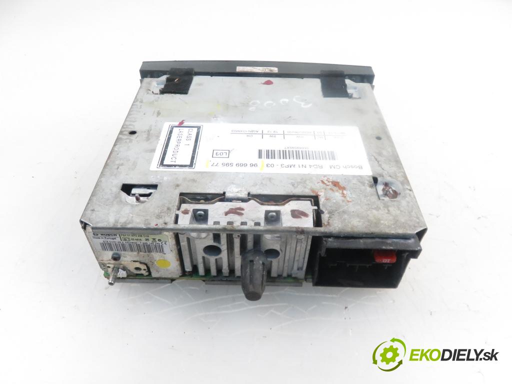 CITROEN C4 I (LC_) HB 2005 1560,00 Radioodtwarzacze 1560,00 RADIO CD 9666959577
