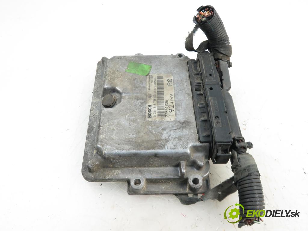 FIAT STILO (192_) HB 2002 1910,00 Sterowniki silnika 1910,00 Riadiaca jednotka Motor 0281010738; 73501236