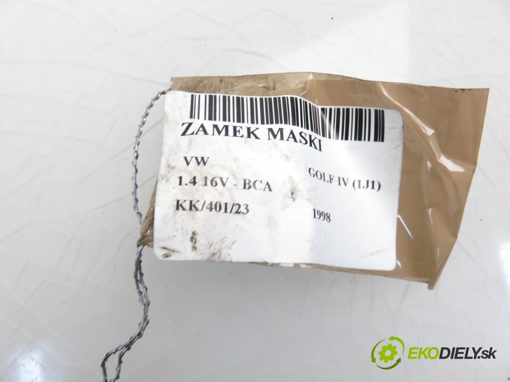 VW GOLF IV (1J1) HB 1998 1390,00 Zamki 1390,00 zámok kapoty 1J0823509E