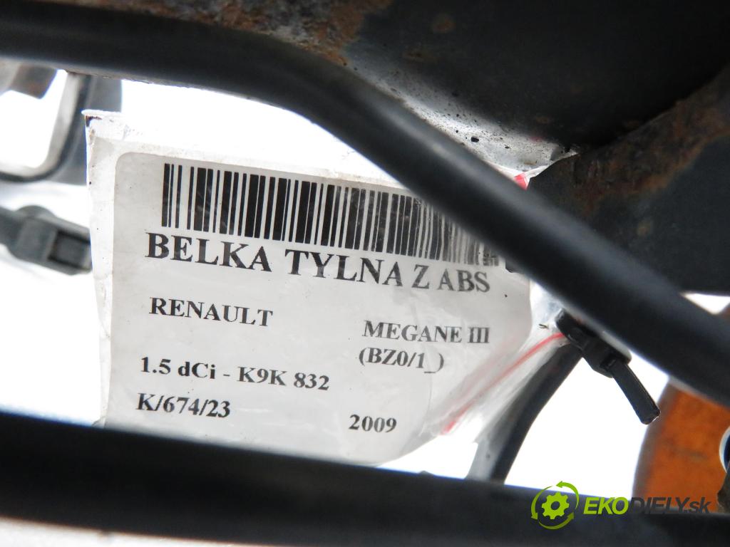 RENAULT MEGANE III liftback (BZ0/1_) HB 2009 78,00 1.5 dCi - K9K 832 1461,00 výztuha zadní část ABS 