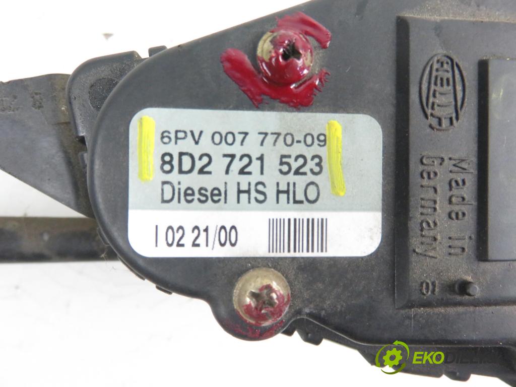 VW PASSAT B5 (3B2) SEDAN 2000 85,00 1.9 TDI - ATJ 1896,00 potenciometr plynového pedálu 8D2721523 ; 6PV00777009 (Potenciometr plynového pedálu)