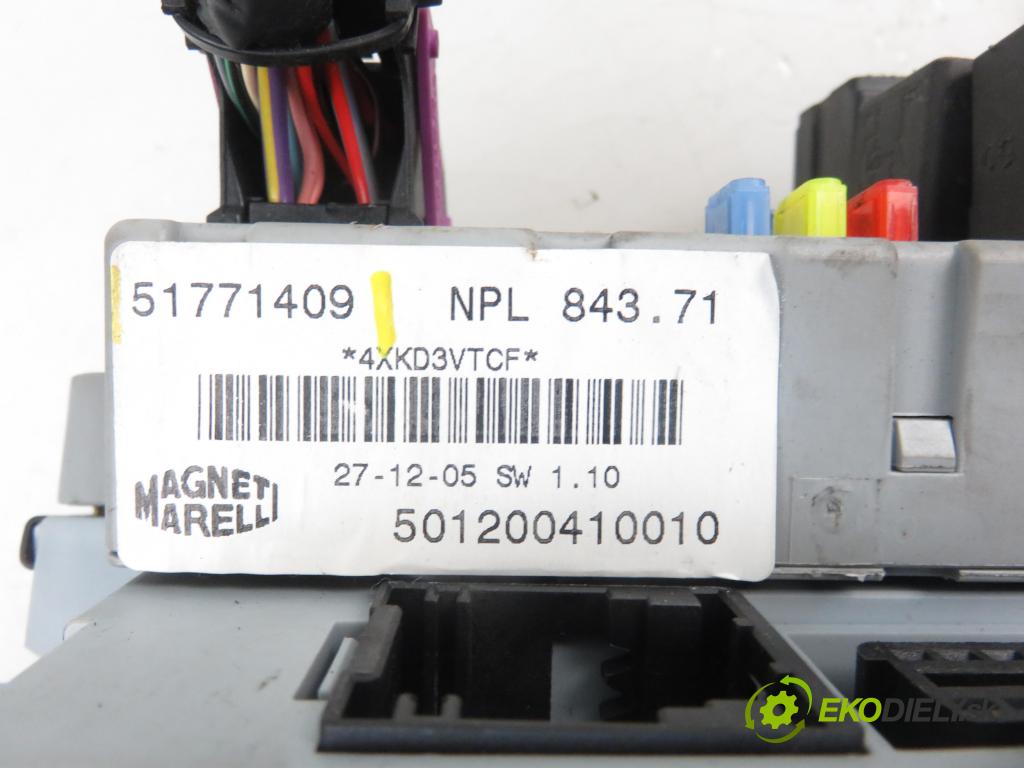LANCIA YPSILON (843_) HB 2006 1242,00 Skrzynki bezpieczników 1242,00 MODUL BSI 51771409