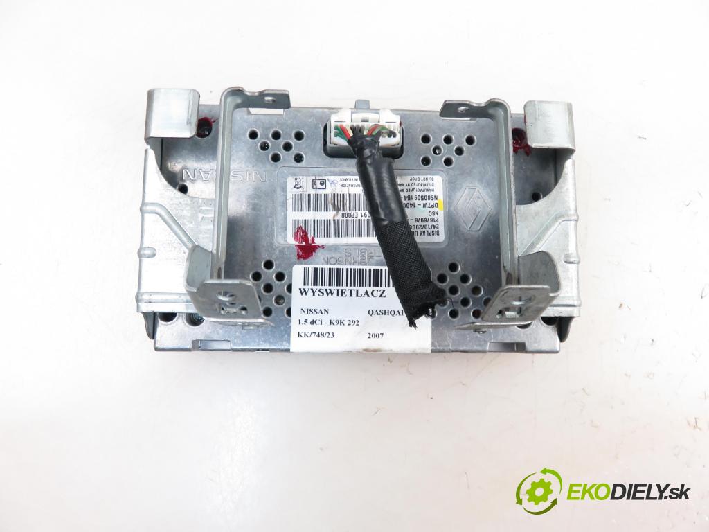 NISSAN QASHQAI / QASHQAI +2 I (J10, JJ10) SUV 2007 76,00 1.5 dCi 103 - K9K 282 1461,00 ZOBRAZIT: DP7W1400E