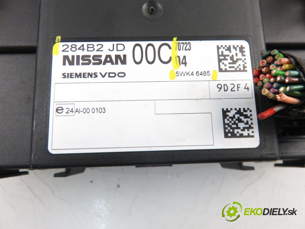 NISSAN QASHQAI / QASHQAI +2 I (J10, JJ10) SUV 2007 76,00 1.5 dCi 103 - K9K 282 1461,00 MODUL komfortu 284B2JD00C ; 5WK46485