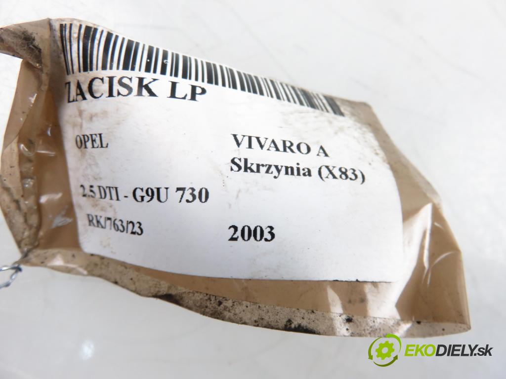 OPEL VIVARO A Skrzynia (X83) FURGON 2003 2464,00 Zaciski 2464,00 Brzdič strmeň LP