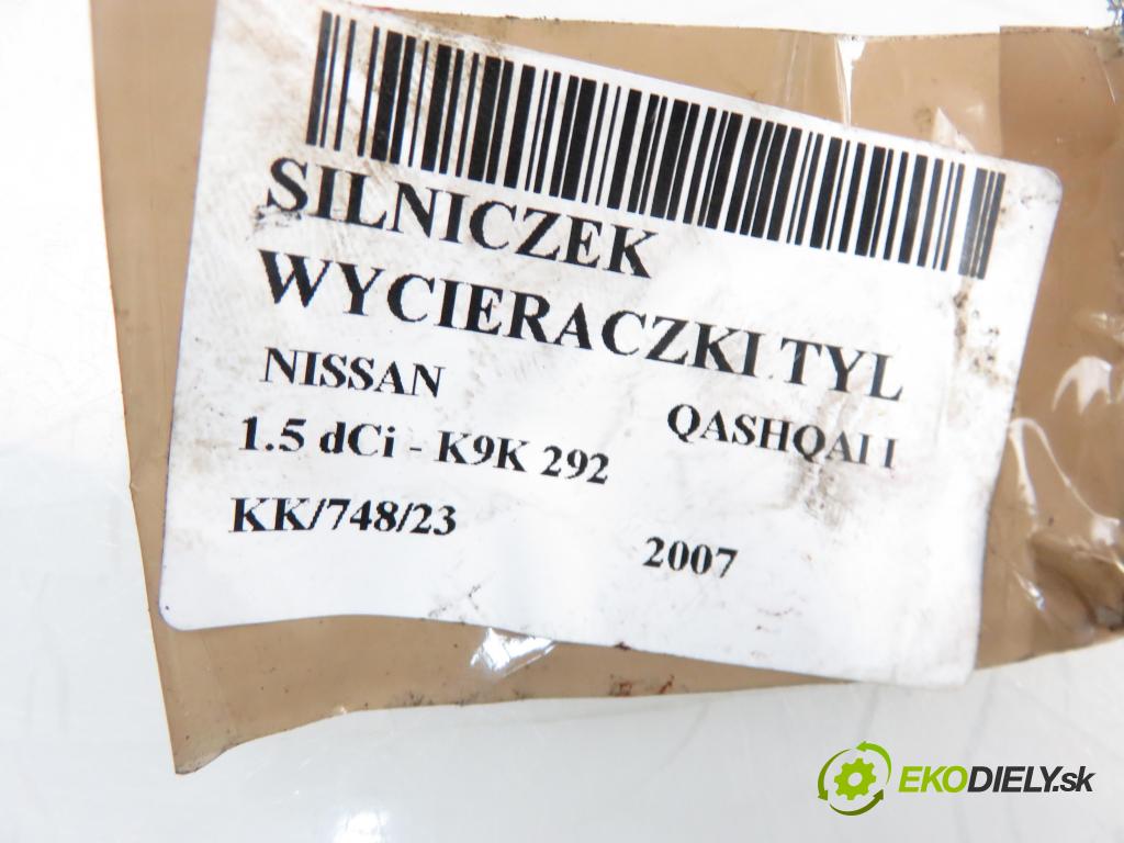 NISSAN QASHQAI / QASHQAI +2 I (J10, JJ10) SUV 2007 1461,00 Silniki wycieraczek 1461,00 Motorček stierače ZADNÉ: 0390201820; 88710JD000