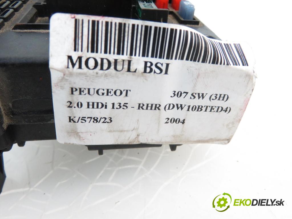 PEUGEOT 307 SW (3H) KOMBI 2004 1997,00 Skrzynki bezpieczników 1997,00 MODUL BSI 9650663880