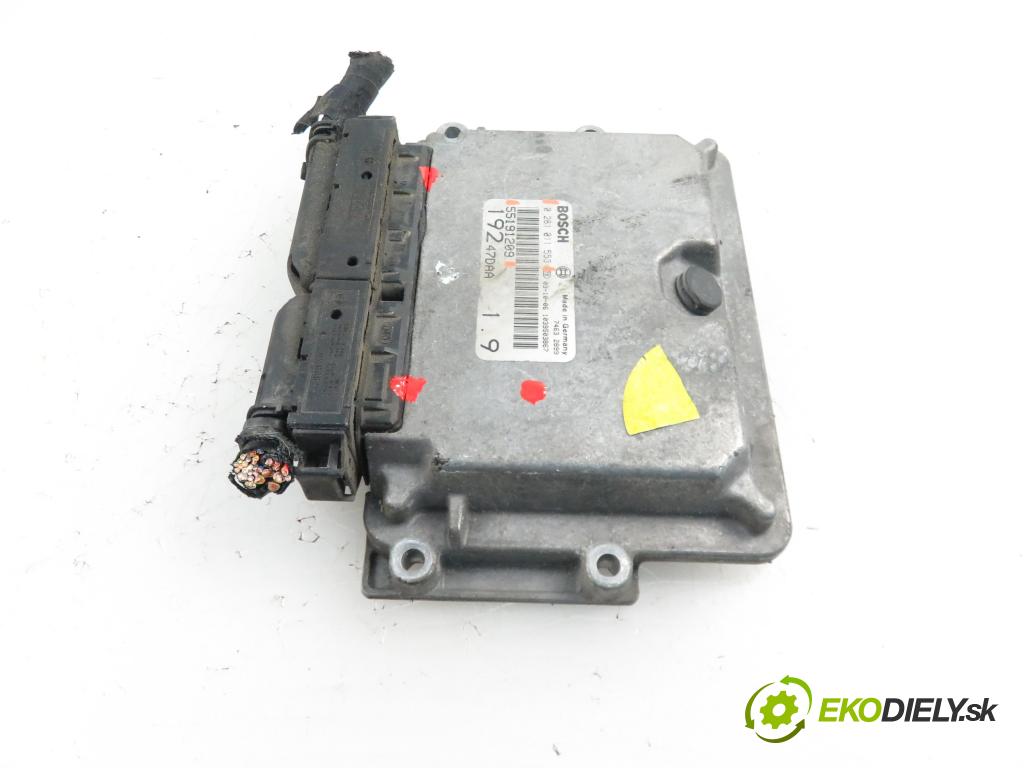 FIAT STILO (192_) HB 2003 1910,00 Sterowniki silnika 1910,00 Riadiaca jednotka Motor 0281011553; 55191209