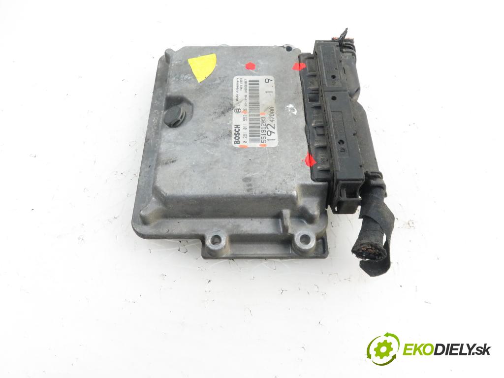 FIAT STILO (192_) HB 2003 1910,00 Sterowniki silnika 1910,00 Riadiaca jednotka Motor 0281011553; 55191209