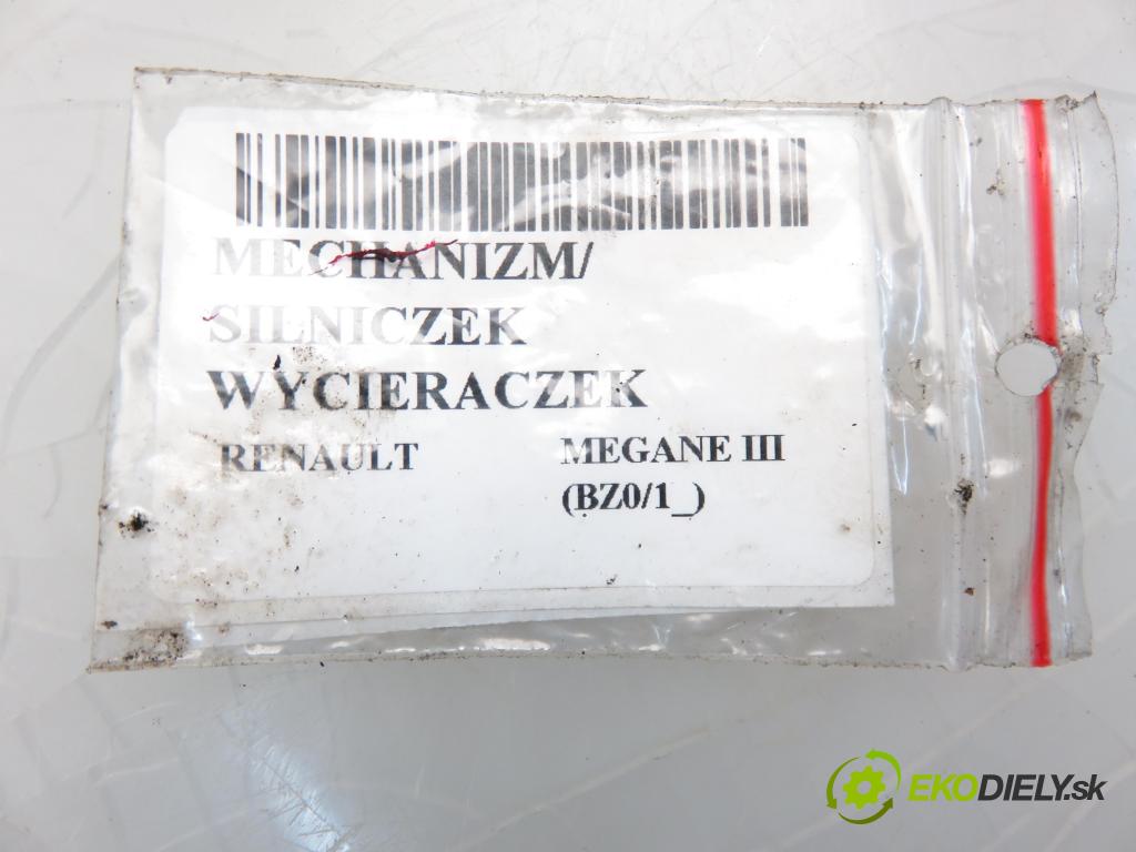 RENAULT MEGANE III liftback (BZ0/1_) HB 2009 1461,00 Silniki wycieraczek 1461,00 Motorček stieračov predný W000007226