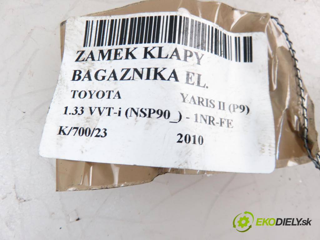 TOYOTA YARIS (_P9_) HB 2010 1329,00 Zamki 1329,00 zámok dveří kufr EL.