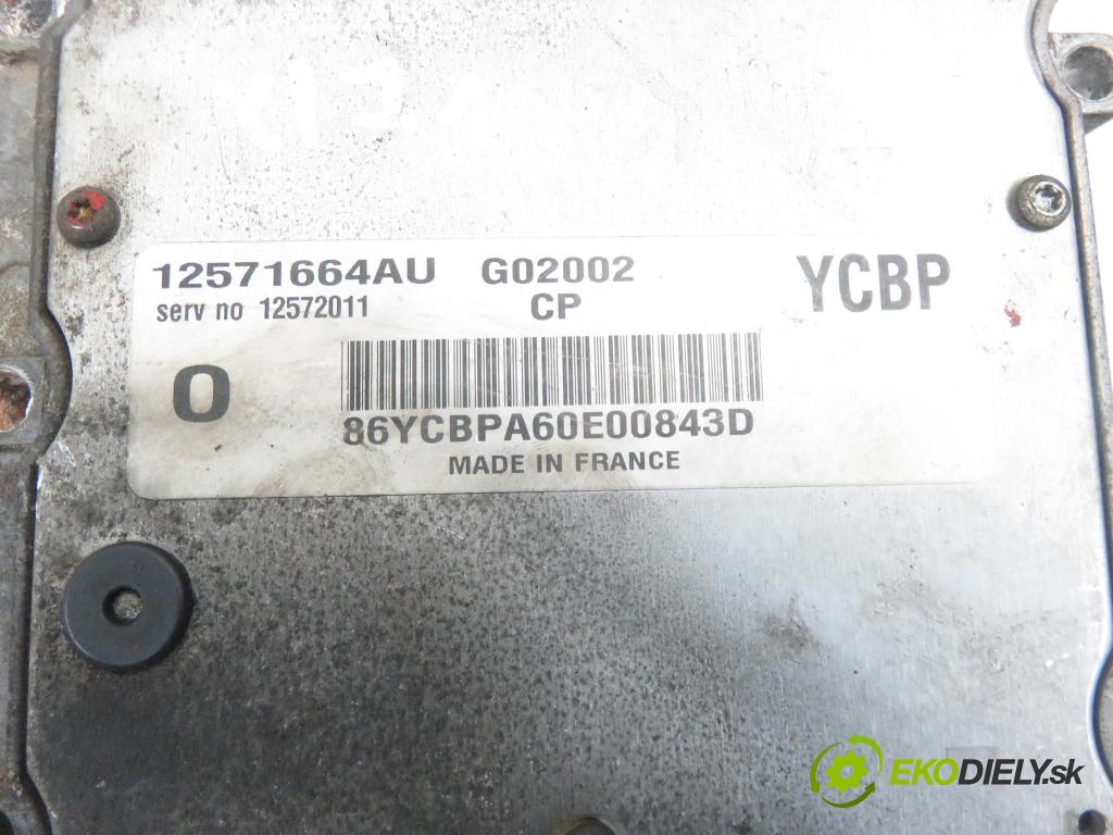 OPEL VECTRA C (Z02) SEDAN 2002 2198,00 Sterowniki silnika 2198,00 Riadiaca jednotka Motor 12571664AU