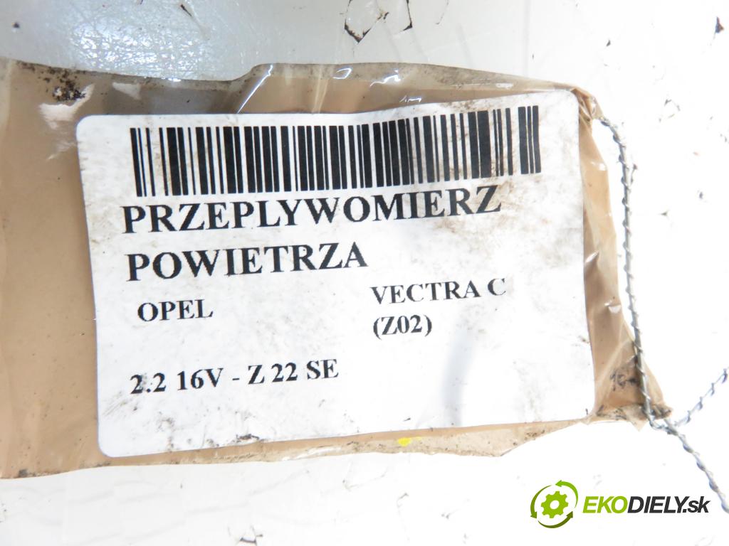 OPEL VECTRA C (Z02) SEDAN 2002 2198,00 Przepływomierze 2198,00 váha vzduchu vzduchu 12569224; 12576059