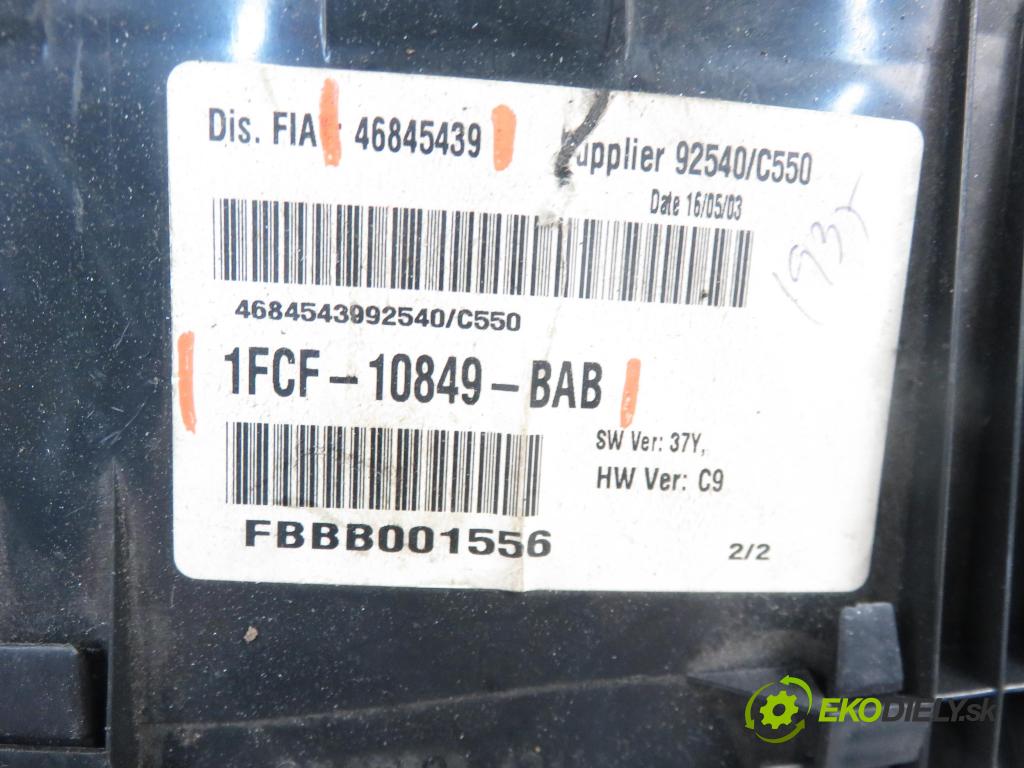 FIAT STILO (192_) HB 2003 1910,00 Liczniki, zegary 1910,00 Prístrojovka elektrický 1FCF10849BAB; 46845439