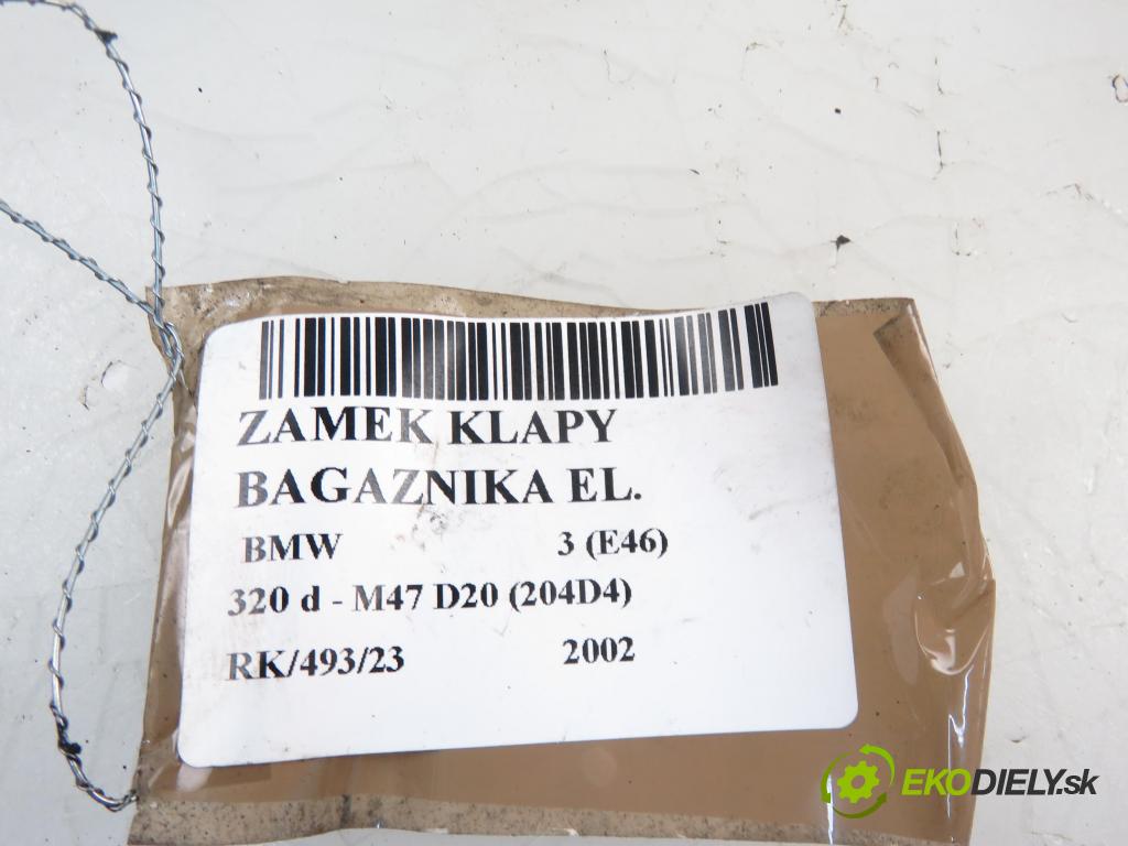 BMW 3 (E46) SEDAN 2002 1995,00 Zamki 1995,00 zámok dveří kufr EL. 8196401