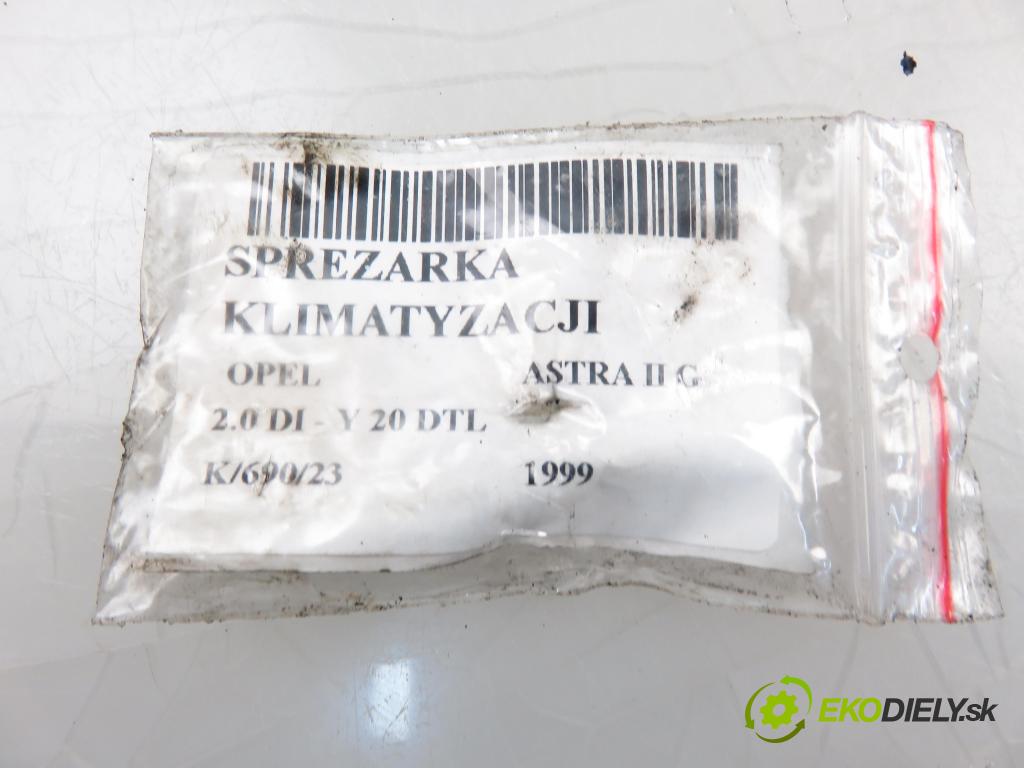 OPEL ASTRA G liftback (T98) HB 1999 1995,00 Kompresory klimatyzacji 1995,00 KOMPRESOR: klimatizace 90559843 (Kompresory)