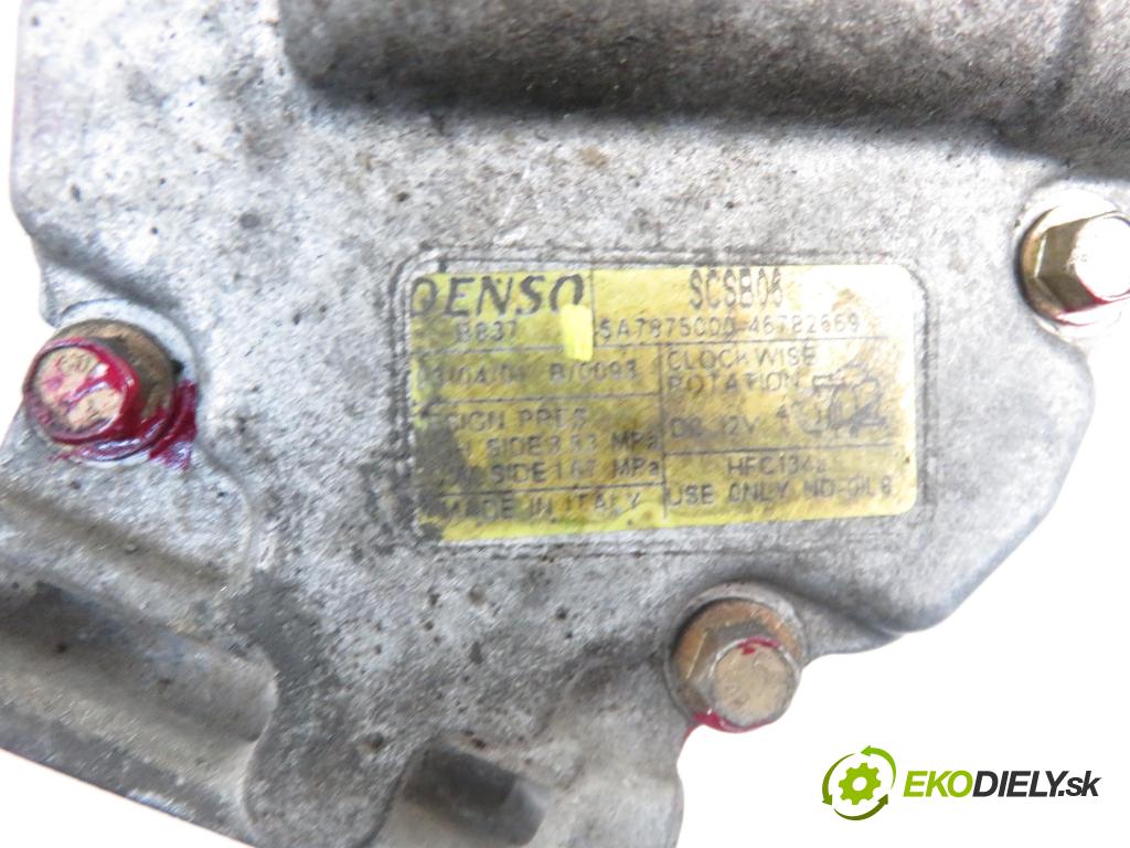 FIAT PUNTO (188_) HB 2003 1242,00 Kompresory klimatyzacji 1242,00 KOMPRESOR: klimatizace 5A7875000; 46782669 (Kompresory)