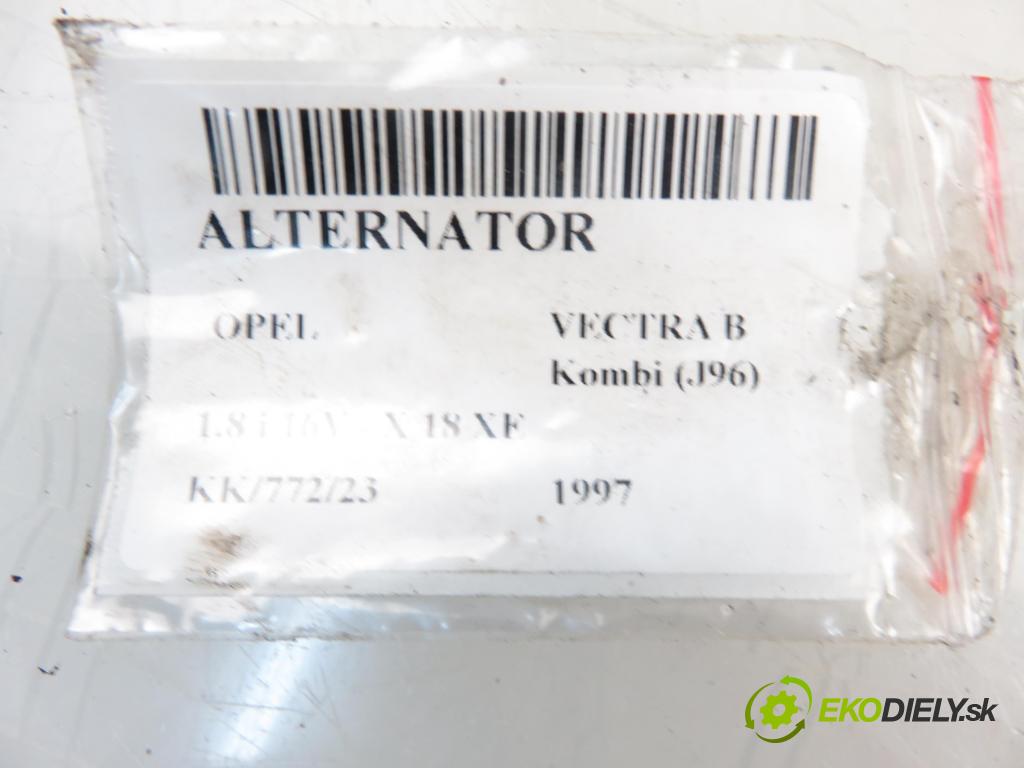 OPEL VECTRA B Kombi (J96) KOMBI 1997 1799,00 Alternatory kompletne 1799,00 Alternátor  (Alternátory)