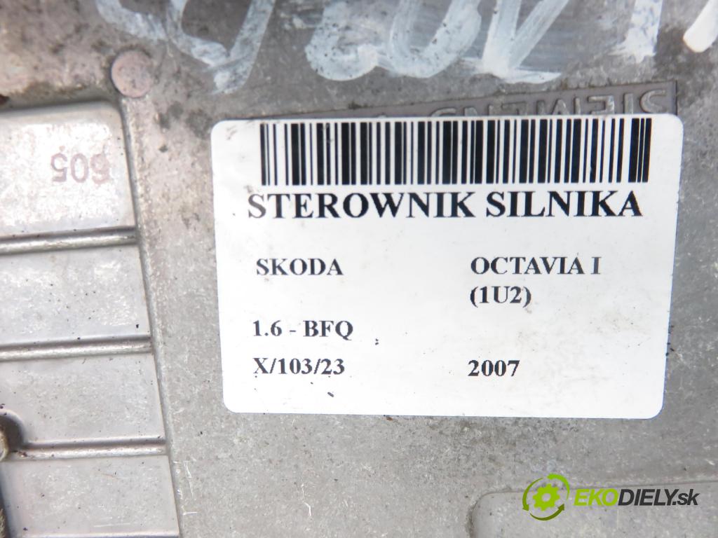 SKODA OCTAVIA I (1U2) LIFTBACK 2007 1595,00 Sterowniki silnika 1595,00 Riadiaca jednotka Motor 06A906033DM; 5WP44232