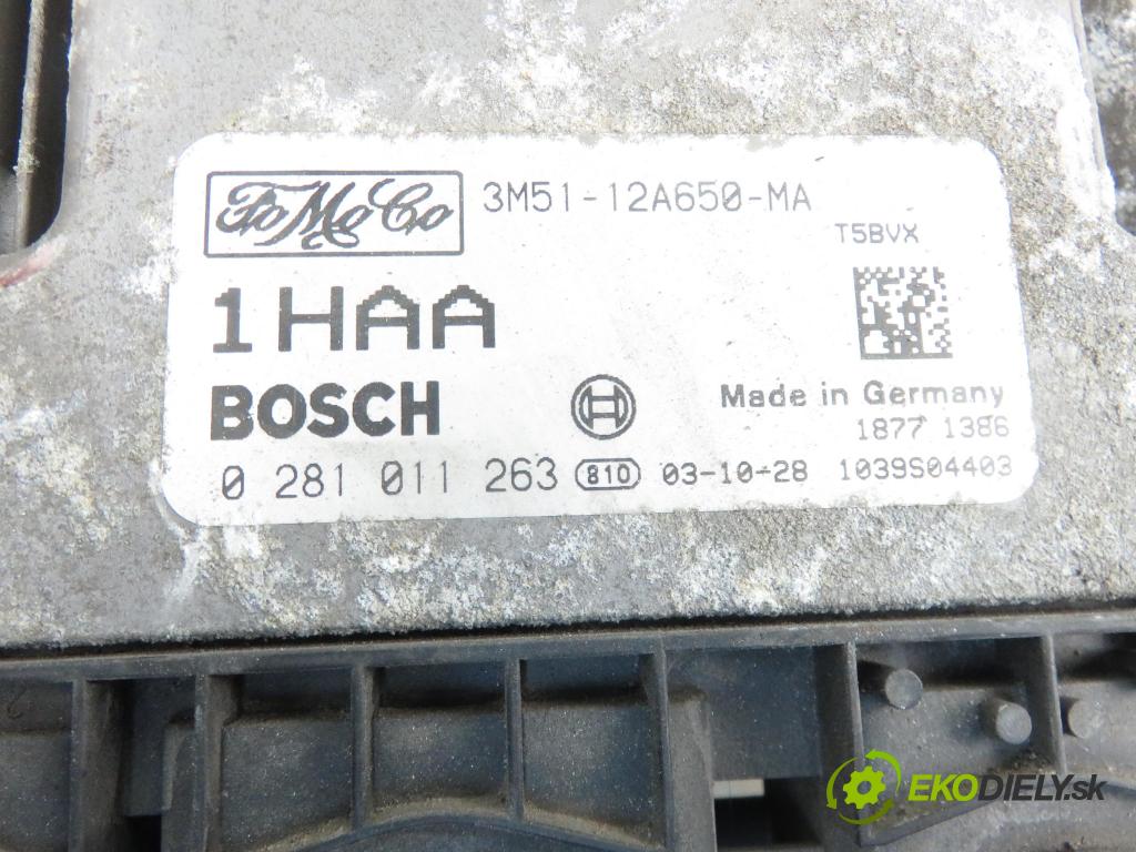 FORD FOCUS C-MAX (DM2) MINIVAN 2003 1560,00 Sterowniki silnika 1560,00 Riadiaca jednotka Motor 0281011263; 3M5112A650MA