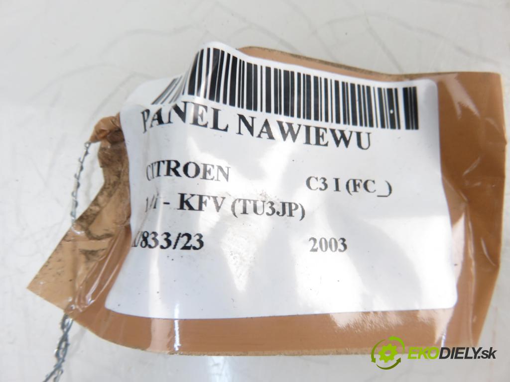 CITROEN C3 I (FC_) HB 2003 1360,00 Panele sterowania, przełączniki 1360,00 Panel kúrenia F664477S