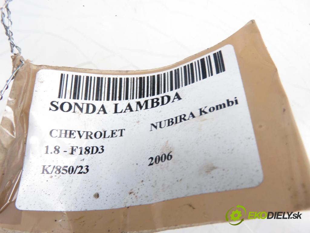 CHEVROLET NUBIRA Kombi KOMBI 2006 1796,00 Sondy lambda 1796,00 sonda lambda 341W208810 (Lambda sondy)