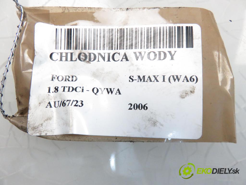 FORD S-MAX (WA6) MINIVAN 2006 1753,00 Chłodnice wody 1753,00 chladič vody 
