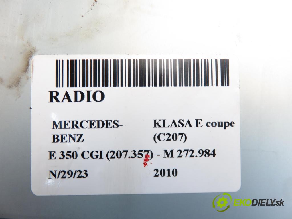 MERCEDES-BENZ KLASA E coupe (C207) COUPE 2010 3498,00 Radioodtwarzacze 3498,00 RADIO 2129008309