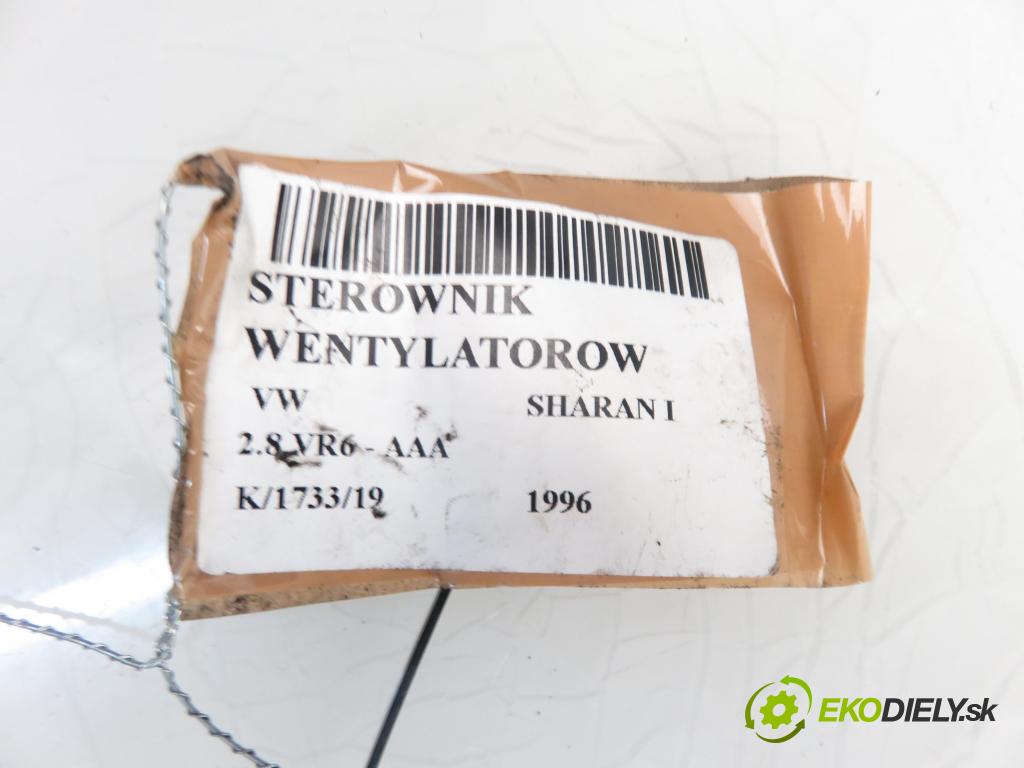 VW SHARAN (7M8, 7M9, 7M6) VAN 1996 1280,00 2.8 VR6 174 - AAA 2792,00 řídící jednotka VENTILÁTORY 701919506A