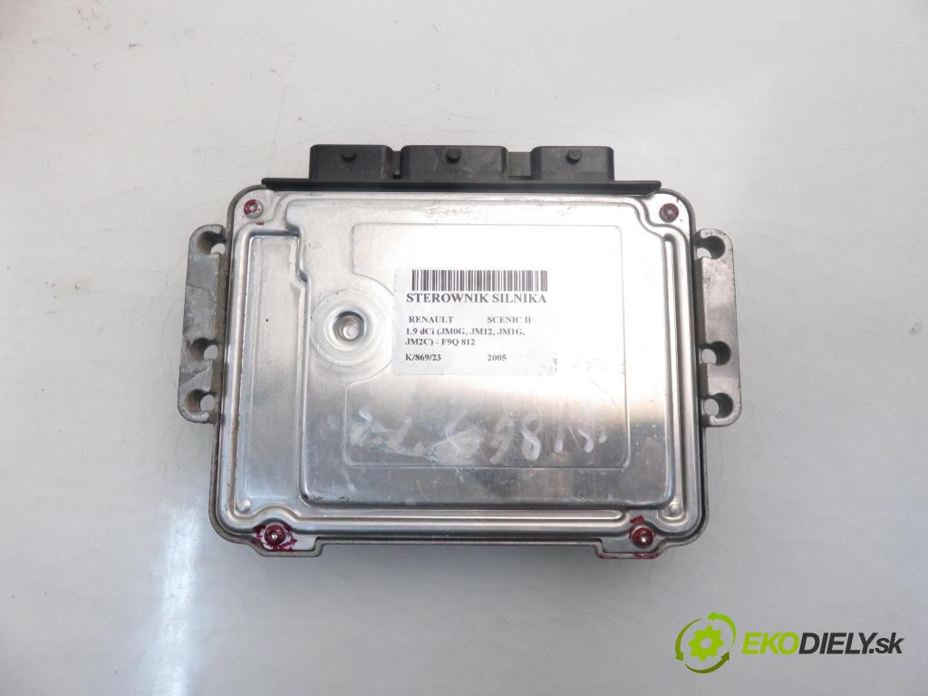 RENAULT SCENIC II (JM0/1_) MINIVAN 2005 1870,00 Sterowniki silnika 1870,00 Riadiaca jednotka Motor 8200558304; 8200391966; 0281012769