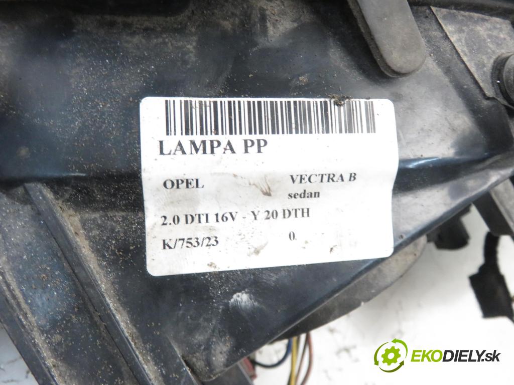 OPEL VECTRA B (J96) SEDAN 2001 1995,00 Lampy przednie 1995,00 Svetlo PP