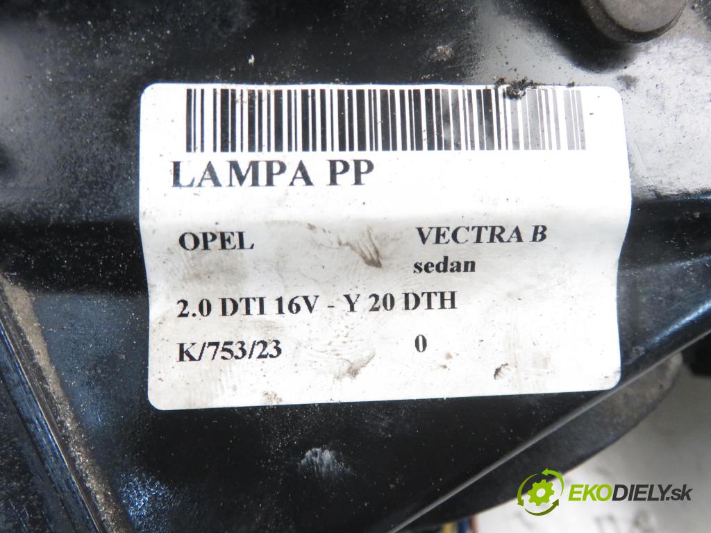 OPEL VECTRA B (J96) SEDAN 2001 1995,00 Lampy przednie 1995,00 Svetlo PP