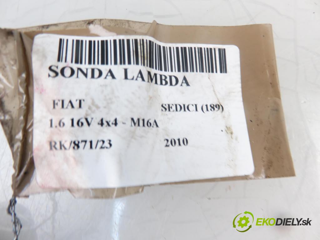 FIAT SEDICI (189_) CROSSOVER 2010 1586,00 Sondy lambda 1586,00 sonda lambda 1821354LA0; 0258017236 (Lambda sondy)