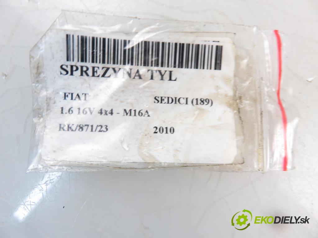 FIAT SEDICI (189_) CROSSOVER 2010 1586,00 Sprężyny zawieszenia 1586,00 Pružina ZADNÉ:
