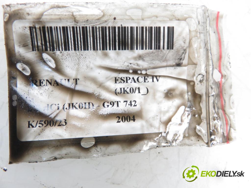 RENAULT ESPACE IV (JK0/1_) MINIVAN 2004 2188,00 Kompletne turbosprężarki 2188,00 RYCHLONABÍJAČKA: 8200221363; GT1852V (Turbodúchadlá (kompletné))