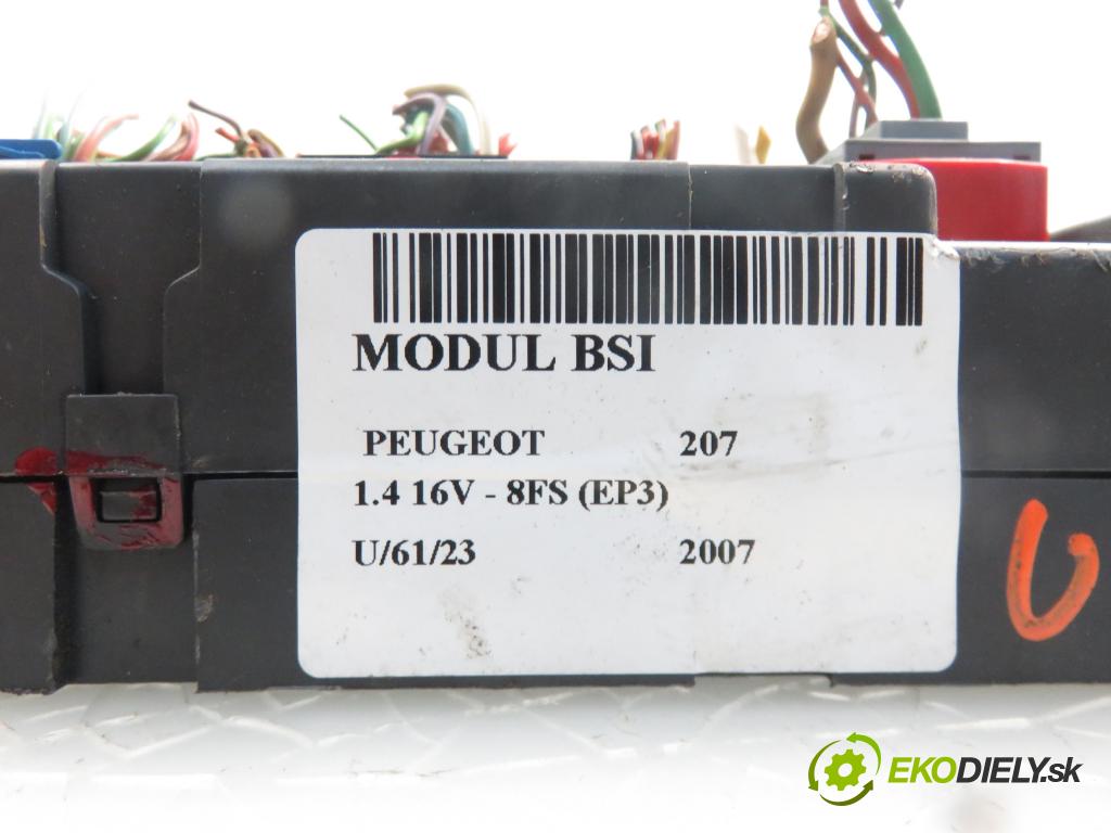 PEUGEOT 207 (WA_, WC_) HB 2007 1397,00 Skrzynki bezpieczników 1397,00 MODUL BSI 9663798280