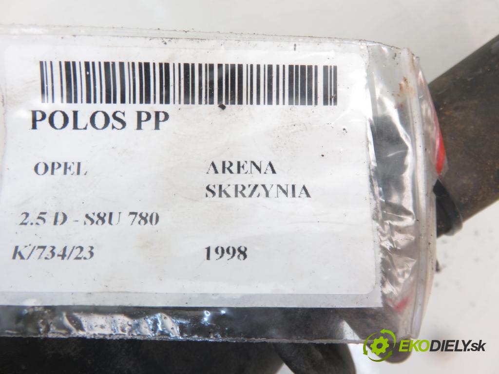 OPEL ARENA Skrzynia (TB, TF) BUS 1998 2499,00 Półosie 2499,00 Poloos PP VKJC7887