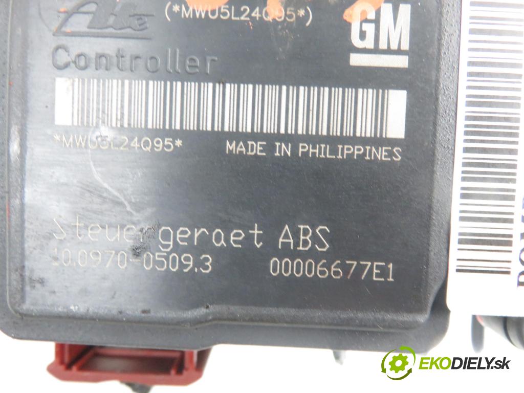 OPEL ZAFIRA B (A05) MINIVAN 2006 1910,00 Sterowniki ABS 1910,00 Pumpa ABS 13157576; 10097005093 (Pumpy ABS)