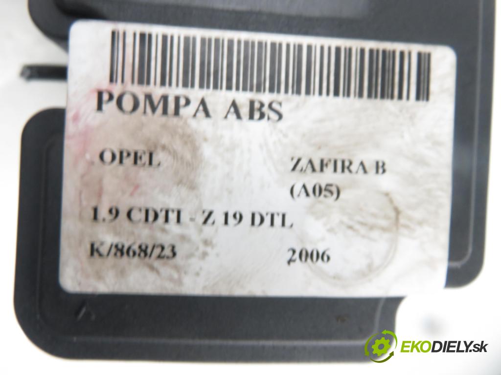 OPEL ZAFIRA B (A05) MINIVAN 2006 1910,00 Sterowniki ABS 1910,00 Pumpa ABS 13157576; 10097005093 (Pumpy ABS)